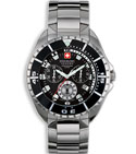 Swiss Military Hanowa Men's Black Sealander Chronograph Dive Watch